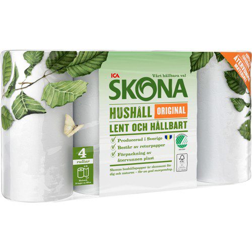 Hushållspapper Original 4-p ICA Skona