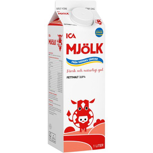 Mjölk 3% 1l ICA