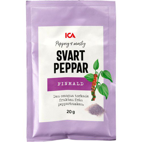 Svartpeppar Finmalen 20g ICA