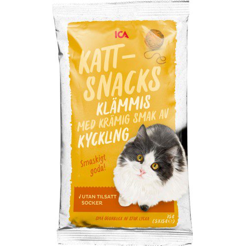Kattsnacks Klämmis Kyckling 75g ICA