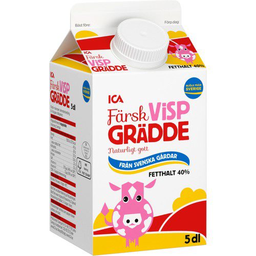 Vispgrädde Färsk 40% 5dl ICA