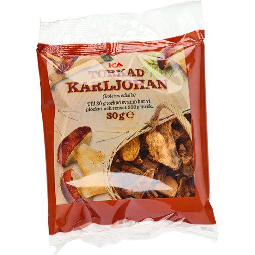 Karljohansvamp Torkad 30g ICA