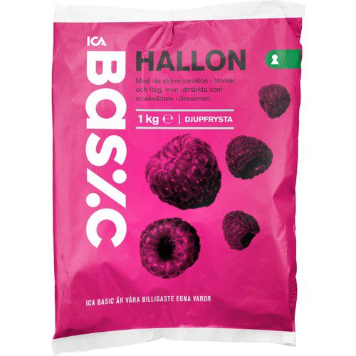 Hallon Fryst 1kg ICA Basic