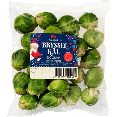 Brysselkål 500g Klass 1 ICA