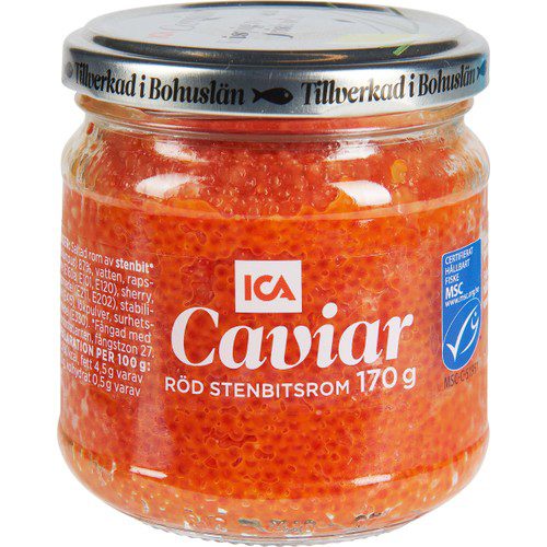 Caviar Röd stenbitsrom 170g ICA