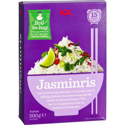 Boil in bag Jasminris 500g ICA
