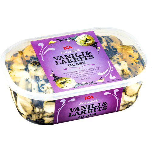 Glass Vanilj & lakrits 900ml ICA
