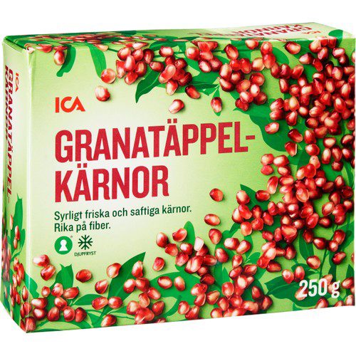 Granatäpplekärnor Fryst 250g ICA