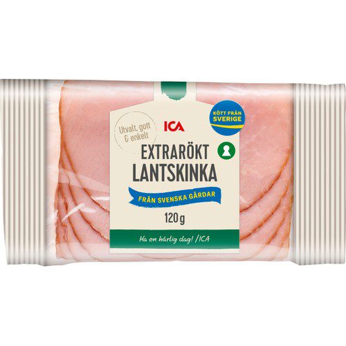 Lantskinka Extrarökt 120g ICA