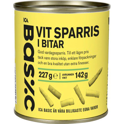 Sparris Bitar 227g ICA Basic