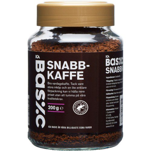 Snabbkaffe 200g ICA Basic