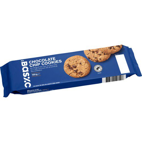 Chocolate chip cookies 150g ICA Basic