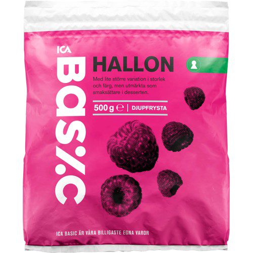 Hallon Fryst 500g ICA Basic