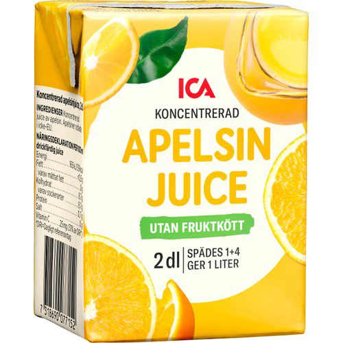 Apelsinjuice Koncentrat 2dl ICA