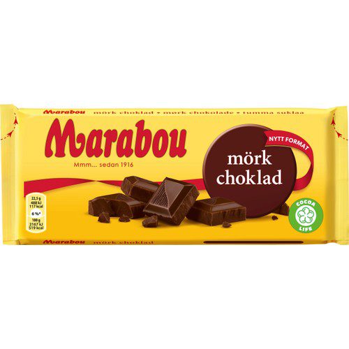 Mörk Choklad 180g Marabou