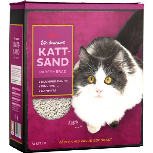 Premium Kattsand doft klumpbildande 6l ICA