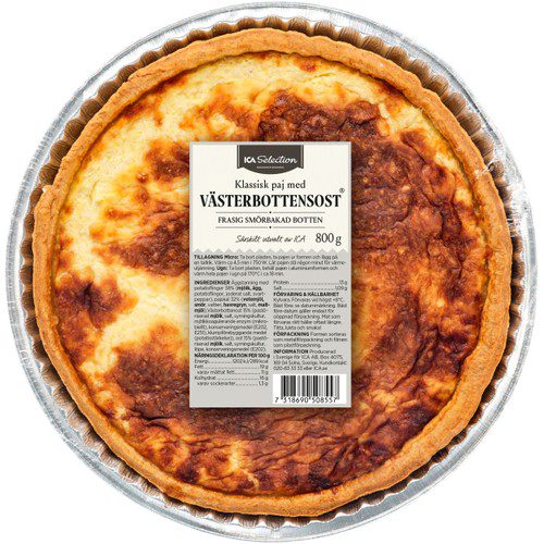 Västerbottensostpaj 800g ICA Selection