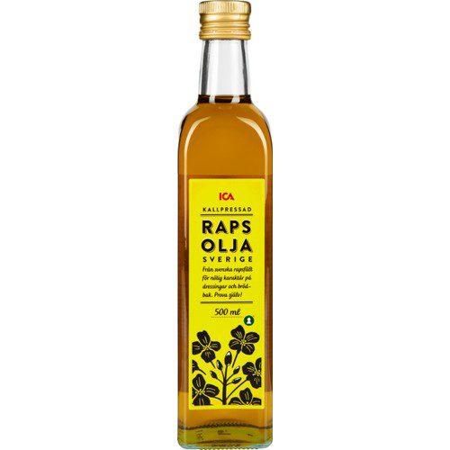 Kallpressad Rapsolja 500ml ICA | Natmat | Natmat
