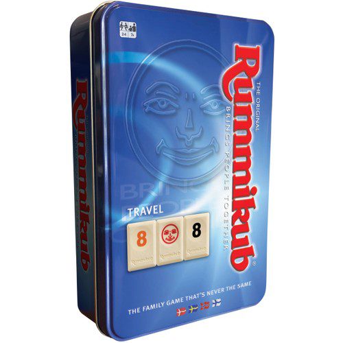 Spel Rummikub plåtask