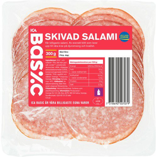 Salami 300g ICA Basic