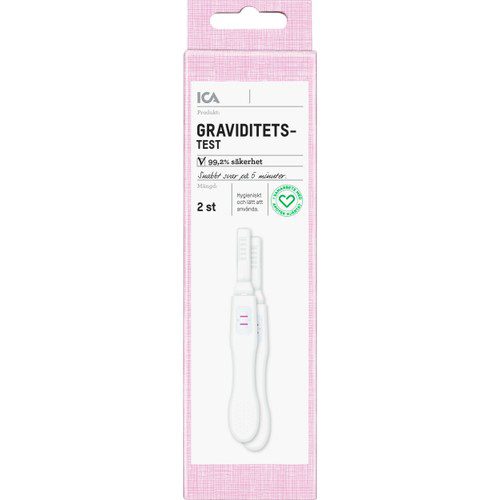 Graviditetstest 2-p ICA Hjärtat