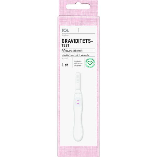Graviditetstest 1-p ICA Hjärtat