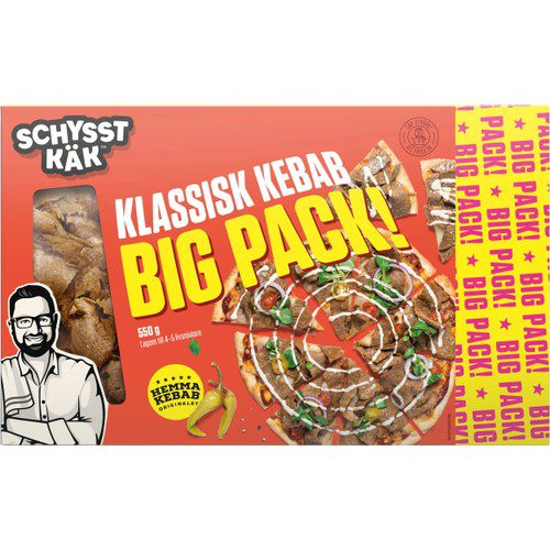 Kebab Big-Pack 550g Schysst Käk
