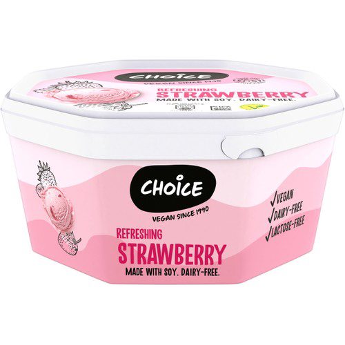 Glass Jordgubb 750ml Choice