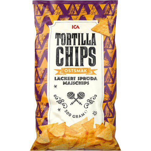Tortillachips Cheese 500g ICA