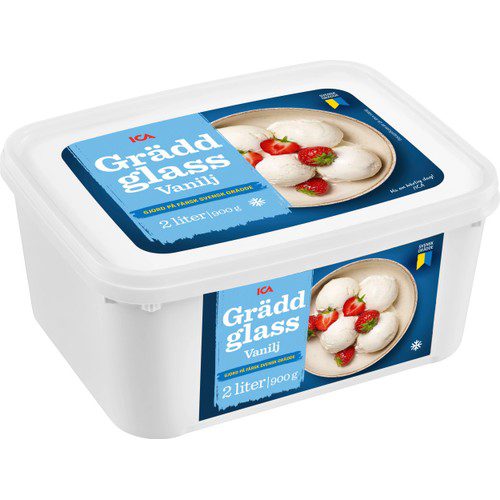 Gräddglass Vanilj 2l ICA