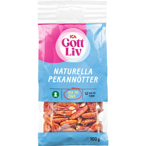 Pecannötter 100g ICA gott liv