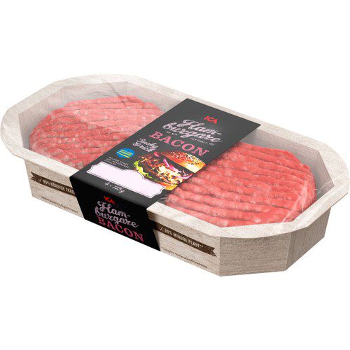 Hamburgare med Bacon 452g ICA 