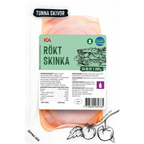 Skinka Rökt 200g ICA
