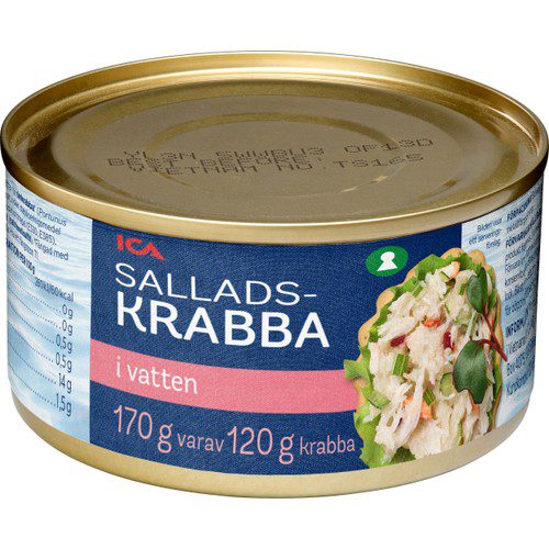 Krabba i vatten 170g ICA