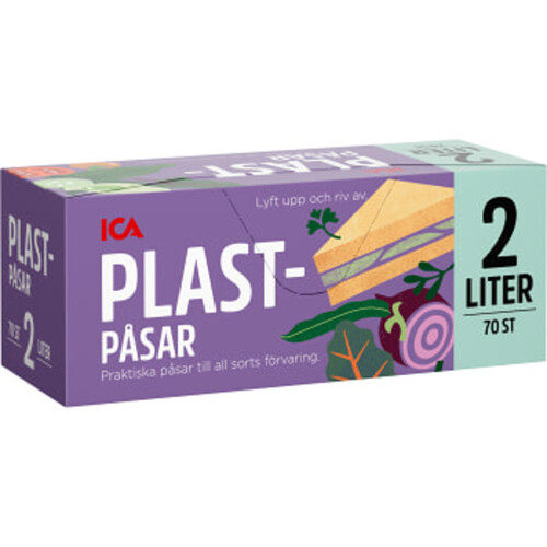 Plastpåsar 2l 70st ICA