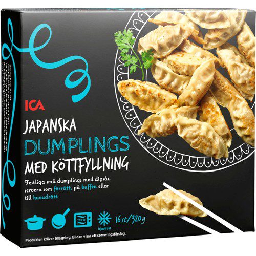Dumplings med dipsås Fryst 320g ICA 