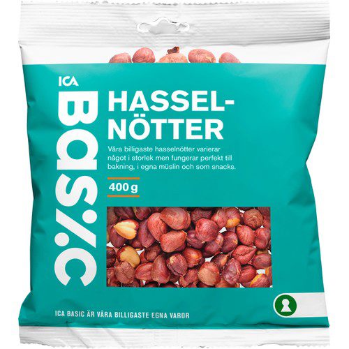 Hasselnötter 400g ICA Basic | Natmat | Natmat