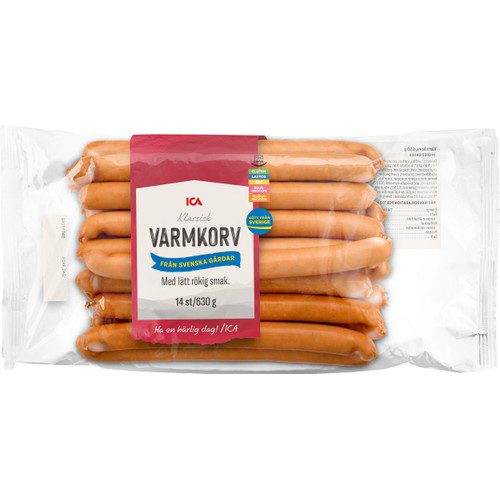 Varmkorv 630g ICA