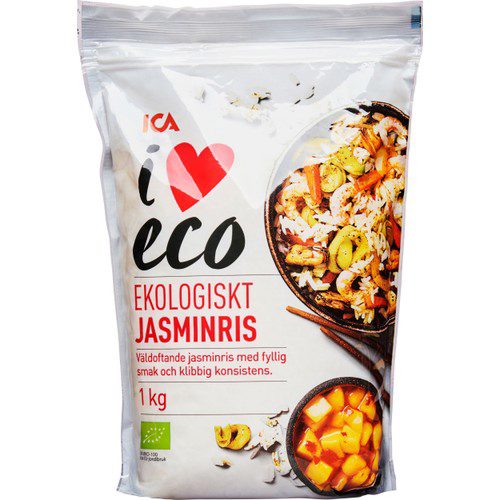 Jasminris Ekologisk 1kg ICA I love eco