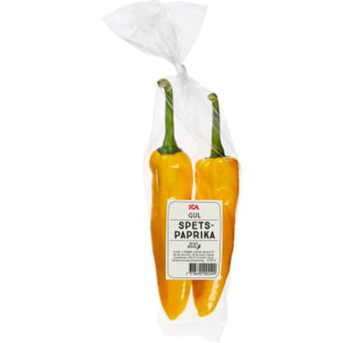 Gul spetsig paprika 200g Klass 1 ICA Selection