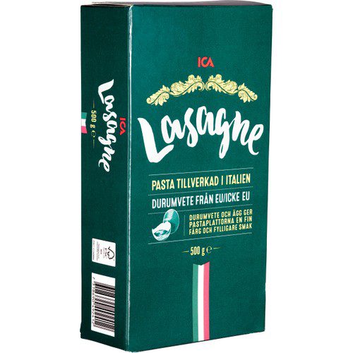 Lasagneplattor 500g ICA