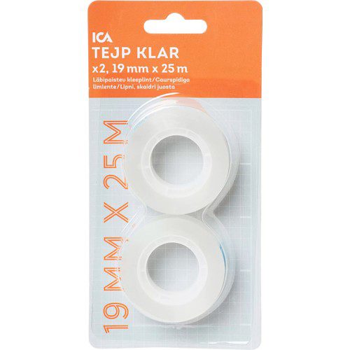 Tejp Refill Klar 2-p ICA Home