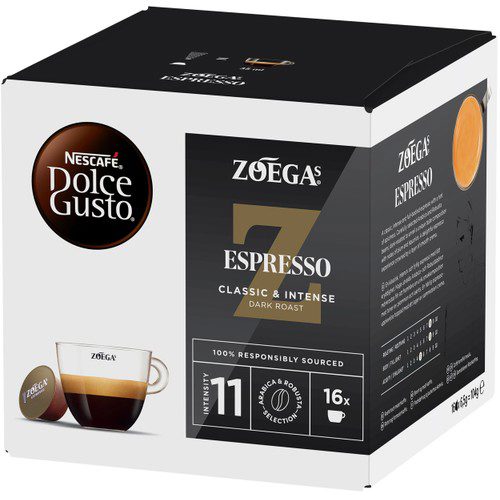 Kaffekapslar Dolce Gusto Espresso 16-p Zoegas