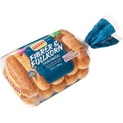 Korvbröd Fiber & Fullkorn 300g Korvbrödsbagarn