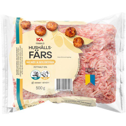 Hushållsfärs 500g ICA