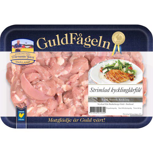 Kycklinglårfilé Strimlad 600g Guldfågeln