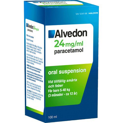 Värk och feber barn 100ml Alvedon
