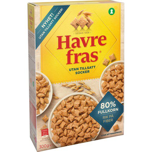 Havrekuddar UTS 300g Havrefras