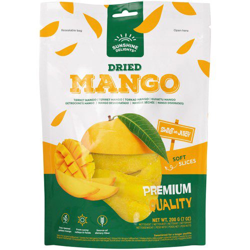 Torkad Mango 200g Sunshine Delights