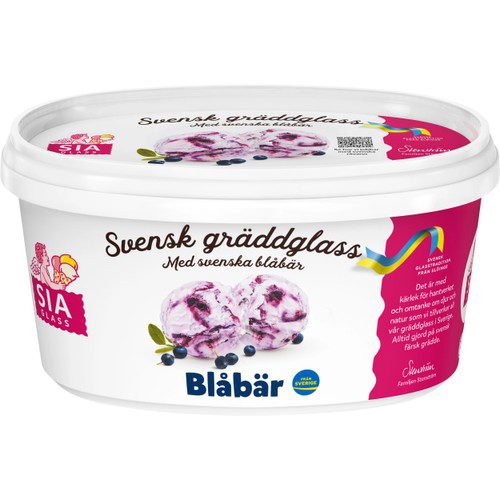 Glass Blåbär 500ml SIA GLASS